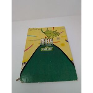 RARE Vintage Golden book Being Green Sesame Street Joe Raposo 1973